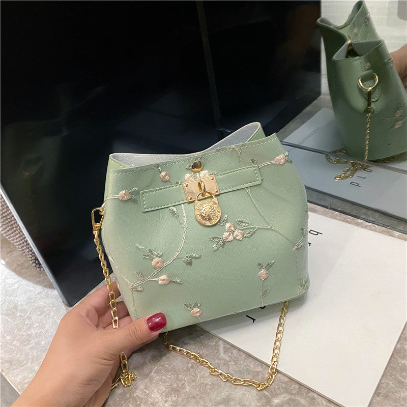 bucket bag small fresh bag