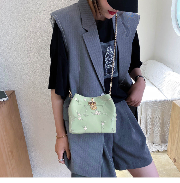 bucket bag small fresh bag