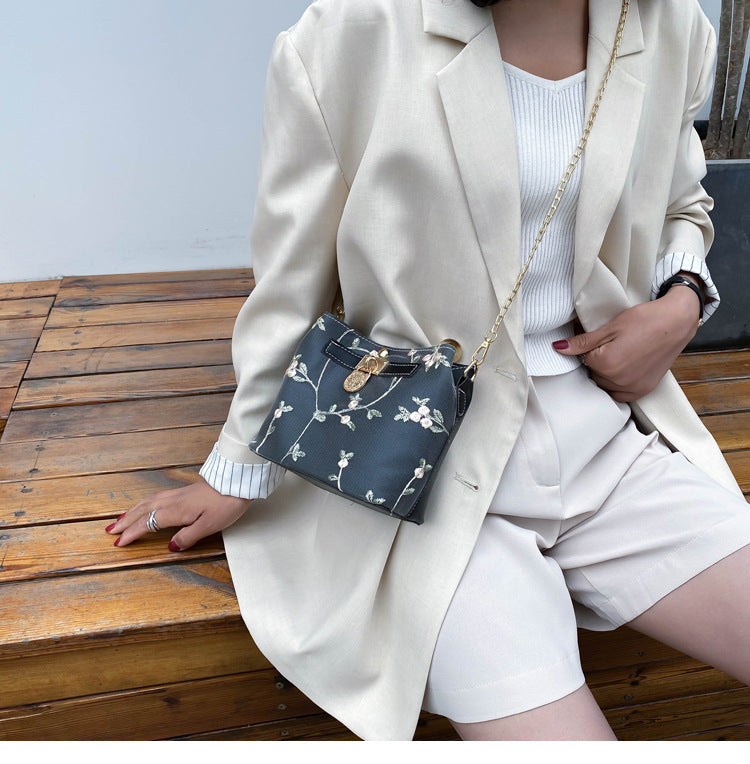 bucket bag small fresh bag