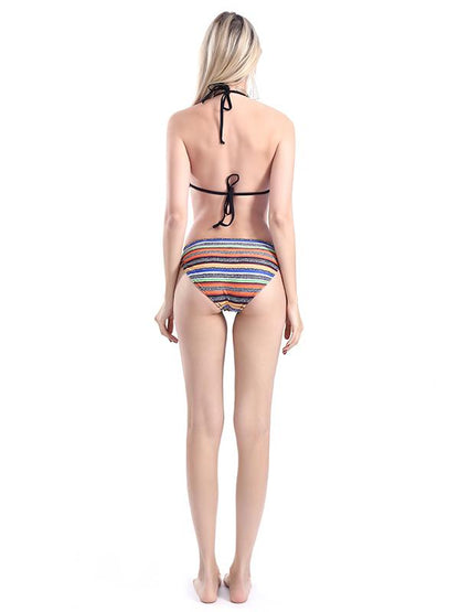 Rainbow Stripes One-piece Swimwear