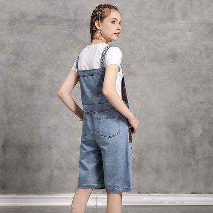 pants retro embroidery big size split pants