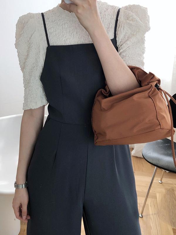 Casual Slip Wide-Leg Jumpsuits