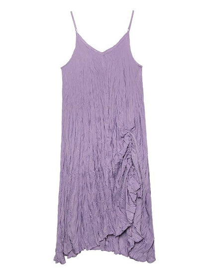 Elegance Sexy Pleats Suspender Dress