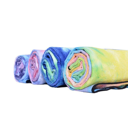Sweat Anti-Slip Gym Pilates Portable Printing Sports Yoga Towel