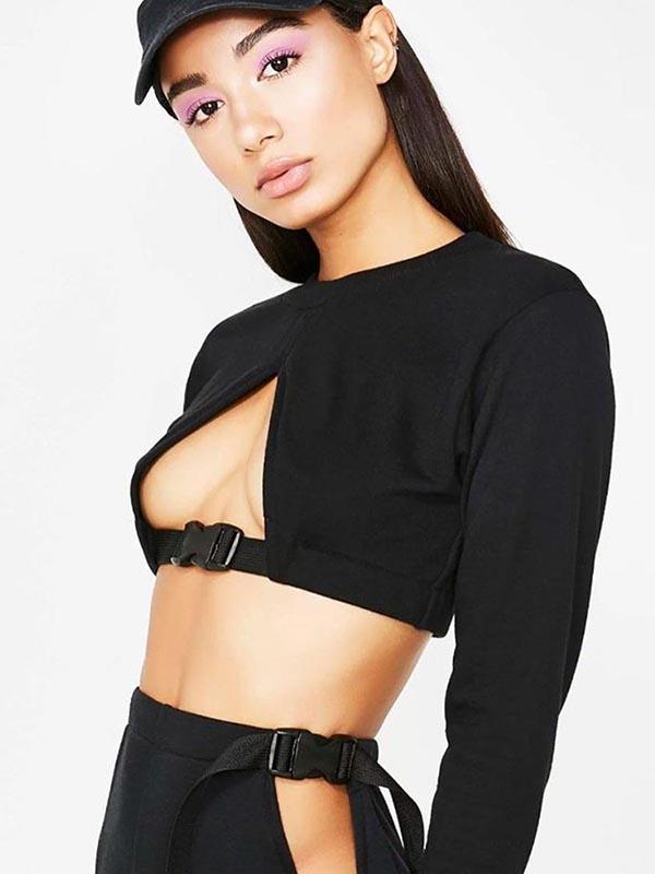 Sexy Long Sleeves Sweat Shirts