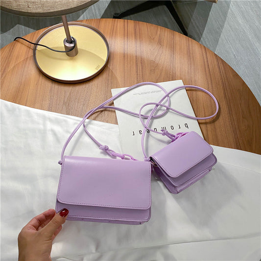 Mini messenger bag small square bag