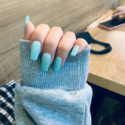 Frosted short Ballet PRESS ON NAILS
