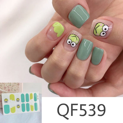 Daisy wave point PRESS ON NAILS