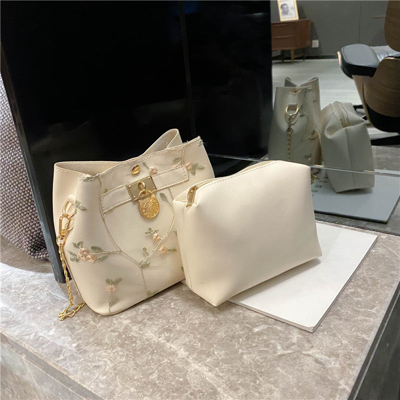 bucket bag small fresh bag