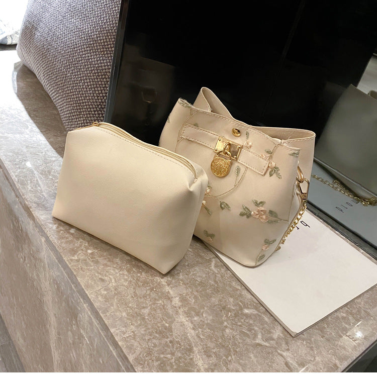 bucket bag small fresh bag