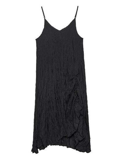 Elegance Sexy Pleats Suspender Dress