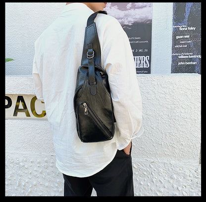 Chest bag shoulder bag casual men's i stiletto bag
