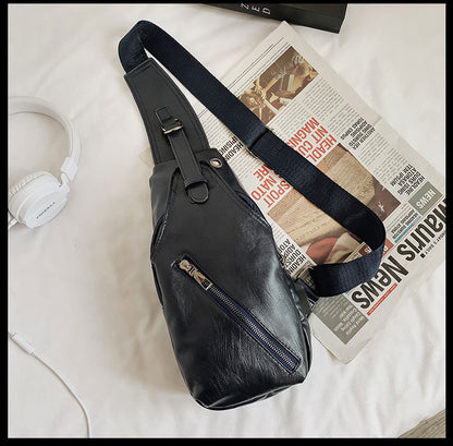 Chest bag shoulder bag casual men's i stiletto bag
