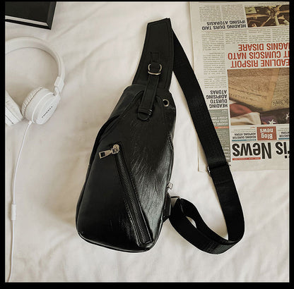 Chest bag shoulder bag casual men's i stiletto bag
