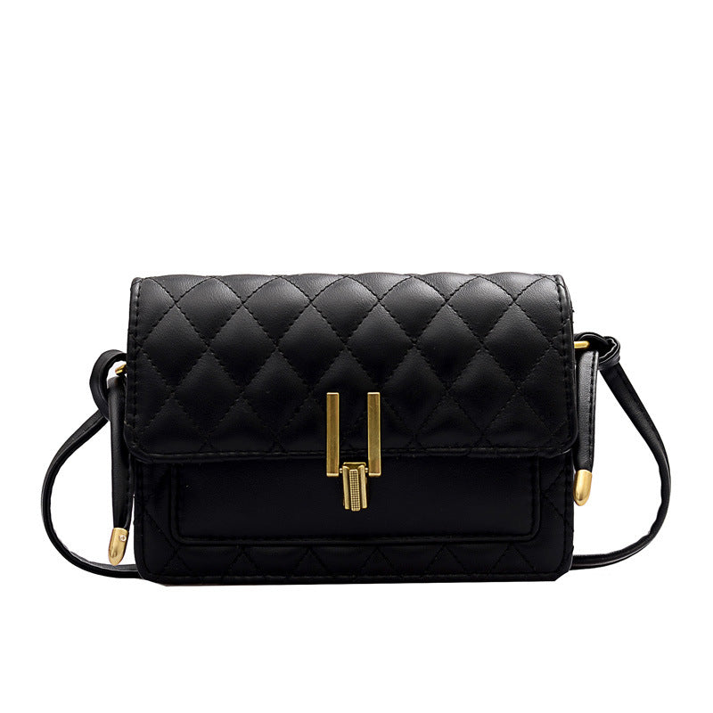 rhombus single shoulder slung satchel bag