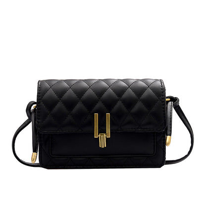 rhombus single shoulder slung satchel bag