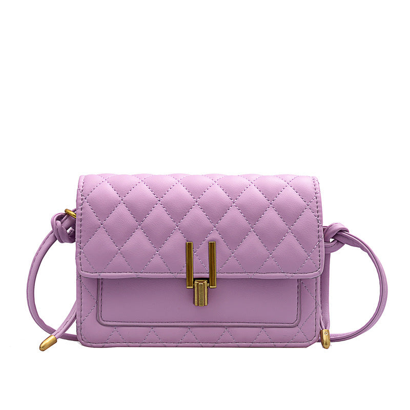 rhombus single shoulder slung satchel bag