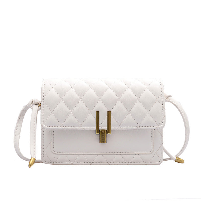 rhombus single shoulder slung satchel bag