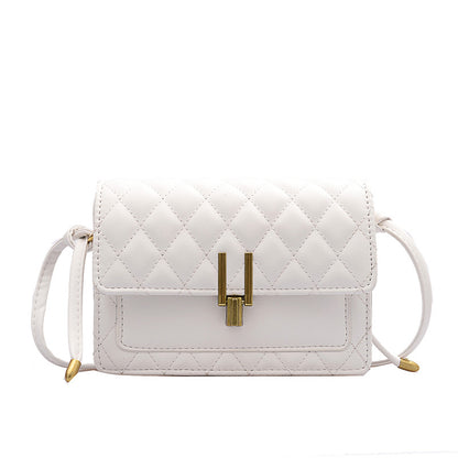 rhombus single shoulder slung satchel bag
