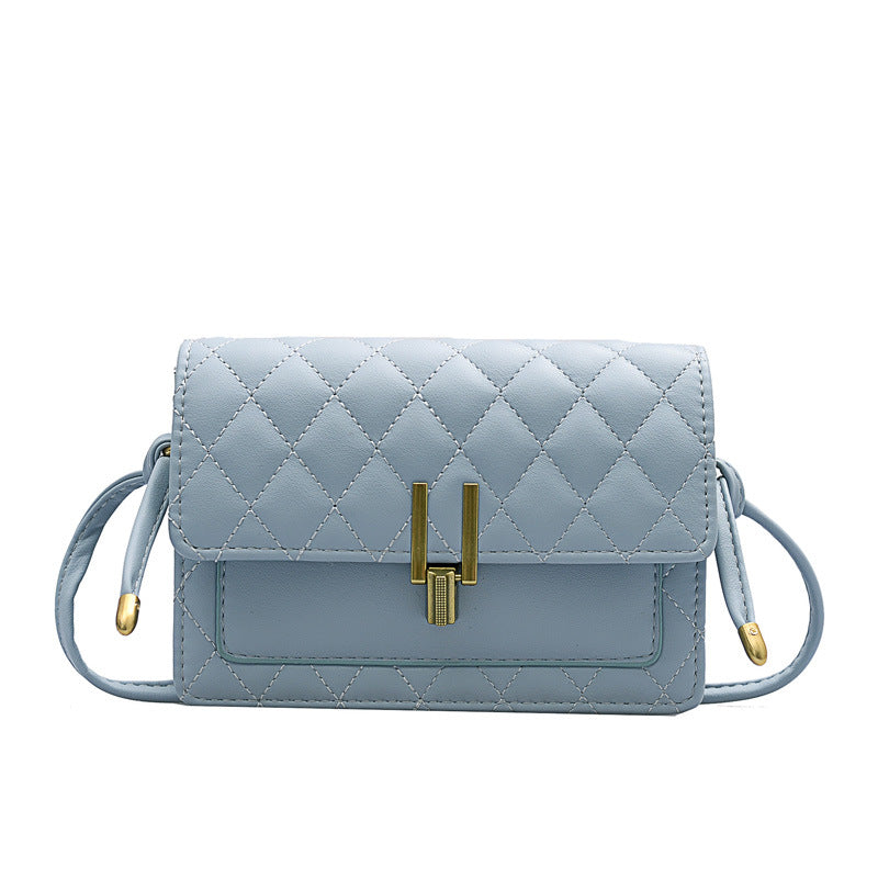 rhombus single shoulder slung satchel bag