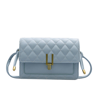 rhombus single shoulder slung satchel bag