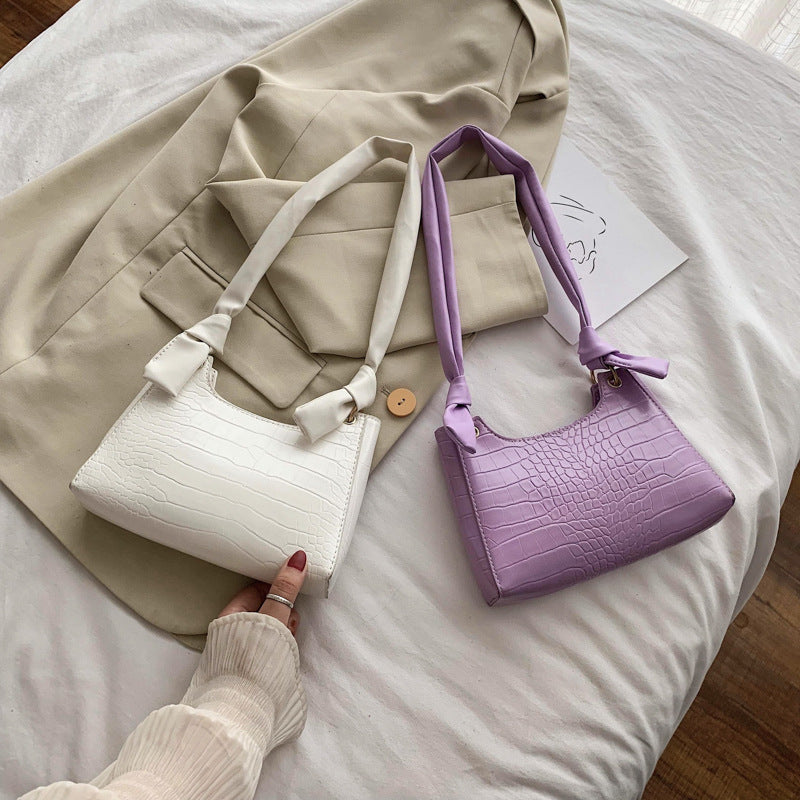 Alligator shoulder bag