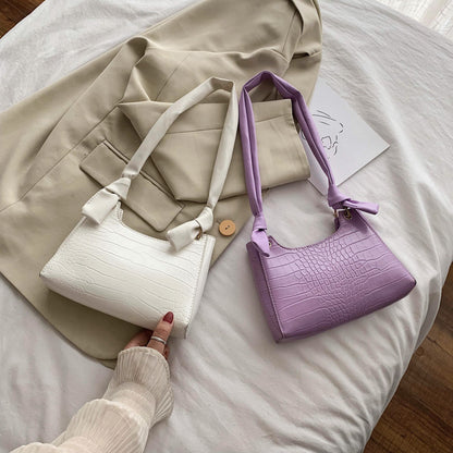 Alligator shoulder bag