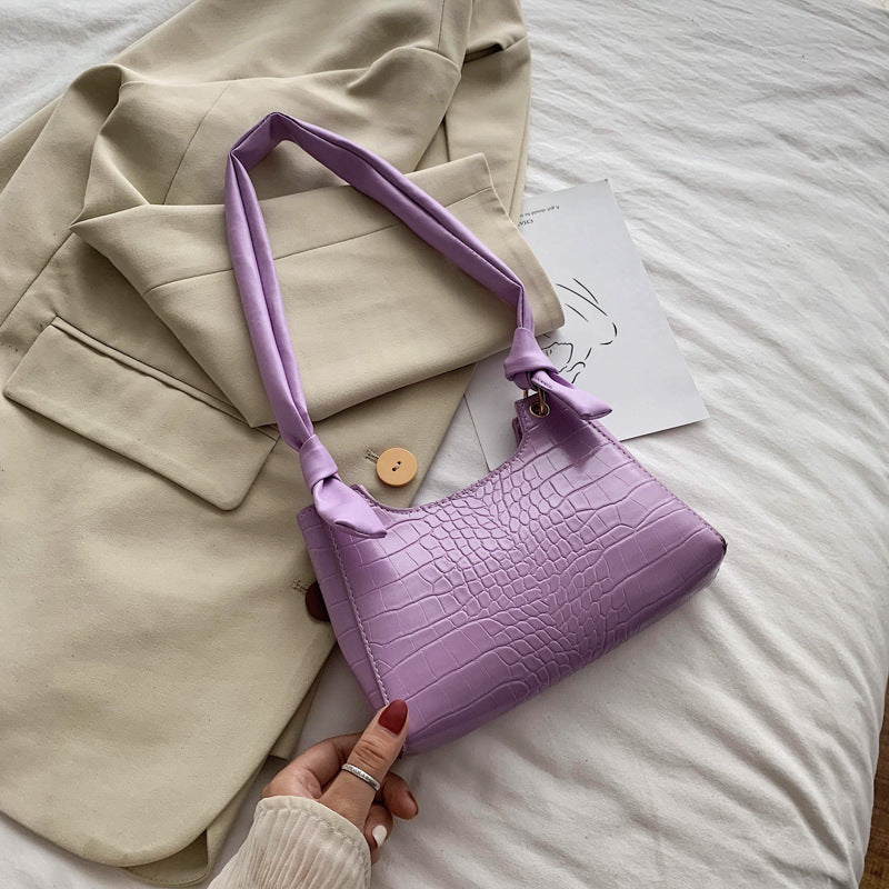 Alligator shoulder bag