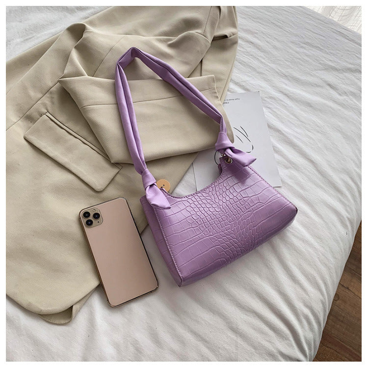 Alligator shoulder bag