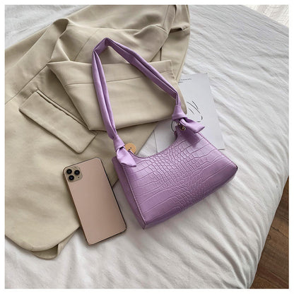 Alligator shoulder bag