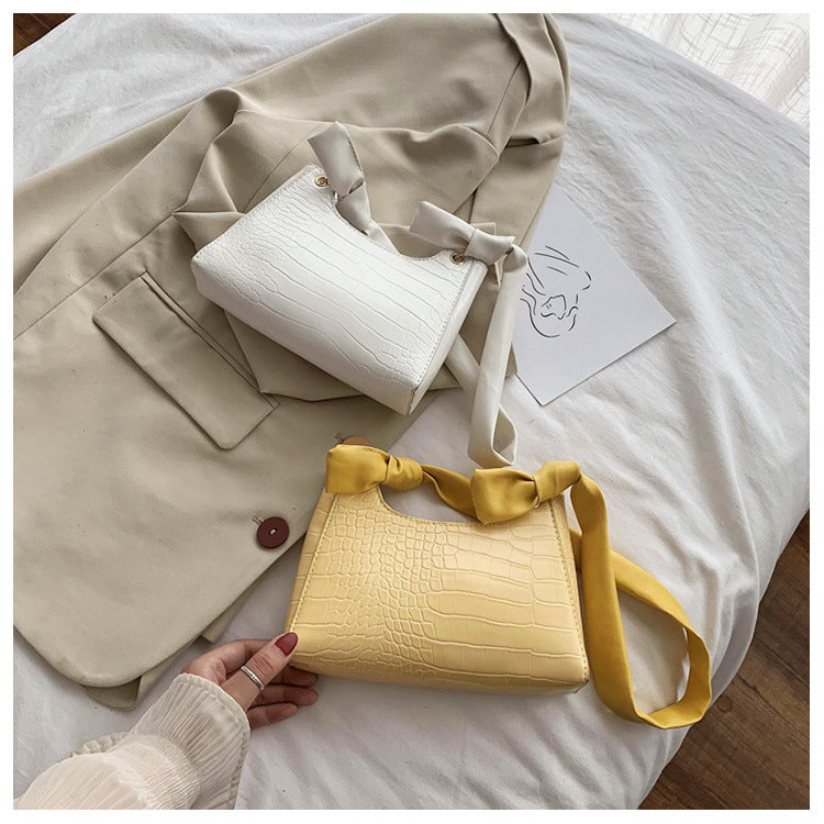 Alligator shoulder bag