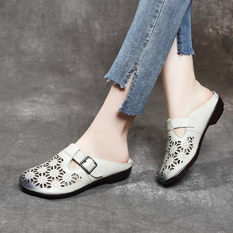 Hollow Out Comfortable Flat Slipper