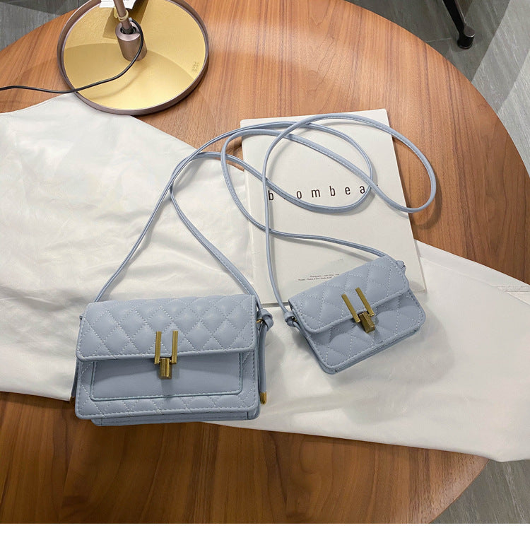 rhombus single shoulder slung satchel bag