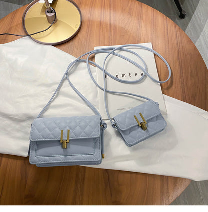 rhombus single shoulder slung satchel bag