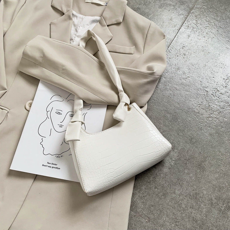 Alligator shoulder bag