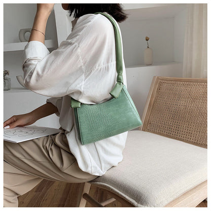 Alligator shoulder bag