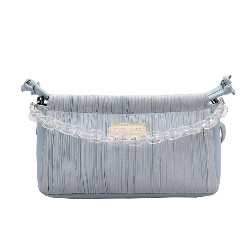 Stylish one-shoulder stiletto bag