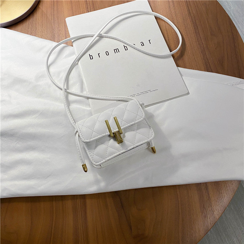 rhombus single shoulder slung satchel bag