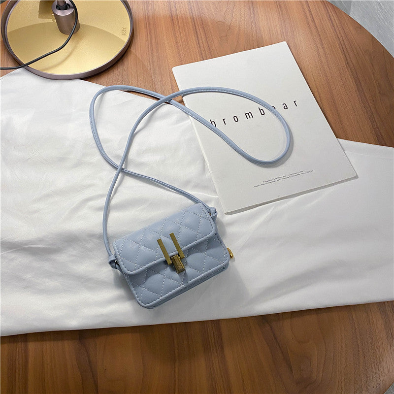 rhombus single shoulder slung satchel bag