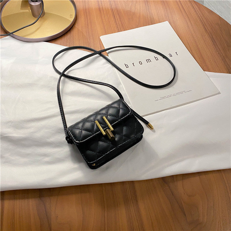 rhombus single shoulder slung satchel bag