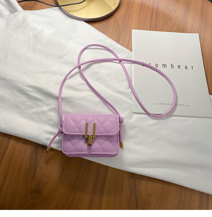 rhombus single shoulder slung satchel bag