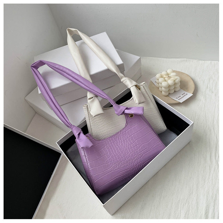 Alligator shoulder bag