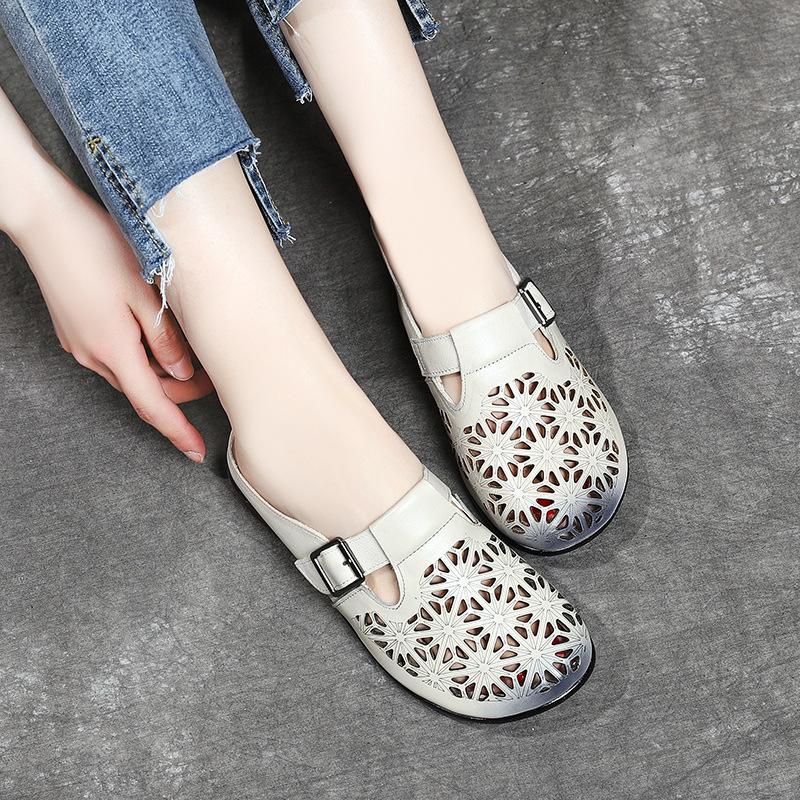 Hollow Out Comfortable Flat Slipper