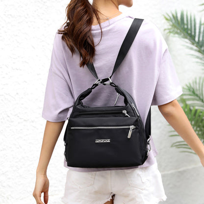 2020 new nylon waterproof large capacity messenger bag multi-functional single shoulder double shoulder lightweight one shoulder bag