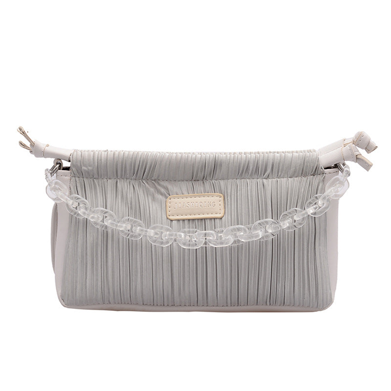 Stylish one-shoulder stiletto bag