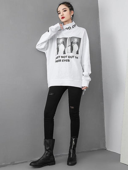 Simple Cool Style Hole-with Leggings Bottom
