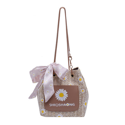 Fashion woven straw bag