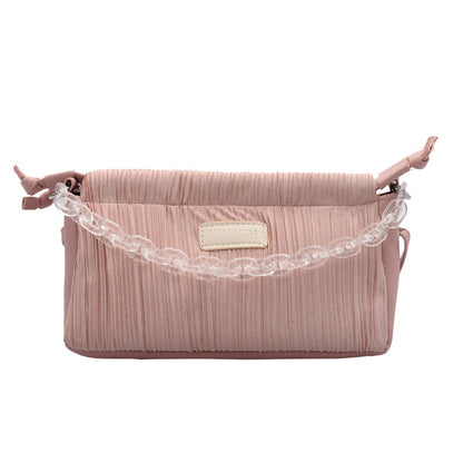 Stylish one-shoulder stiletto bag