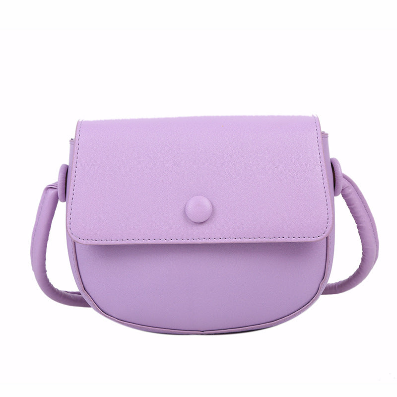 Semi-round bag one-shoulder stiletto bag