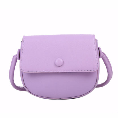 Semi-round bag one-shoulder stiletto bag